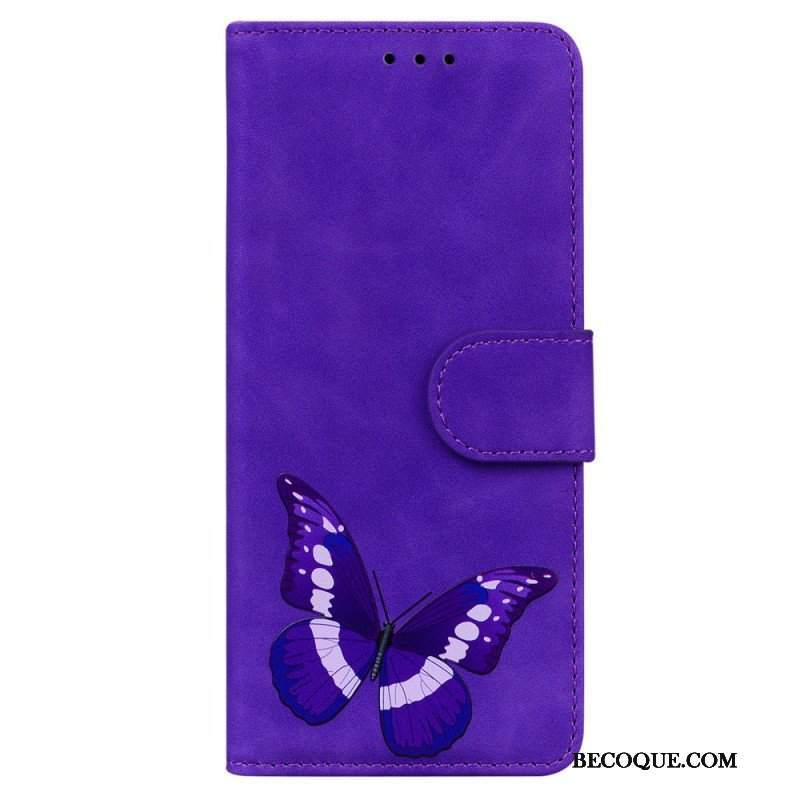 Etui Folio do OnePlus Nord CE 2 5G Dyskretny Motyl