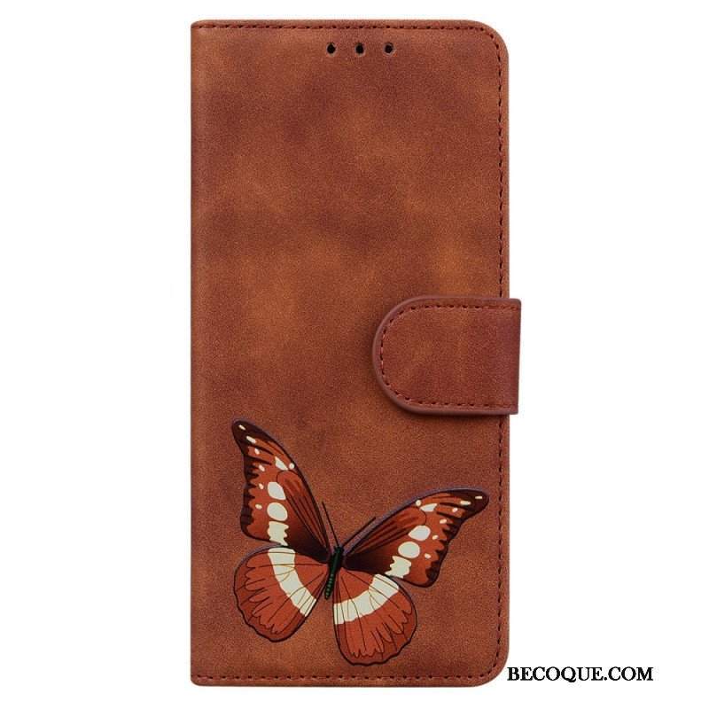 Etui Folio do OnePlus Nord CE 2 5G Dyskretny Motyl