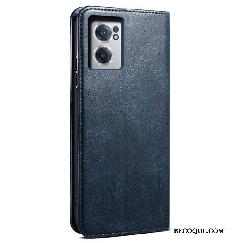 Etui Folio do OnePlus Nord CE 2 5G Efekt Skóry