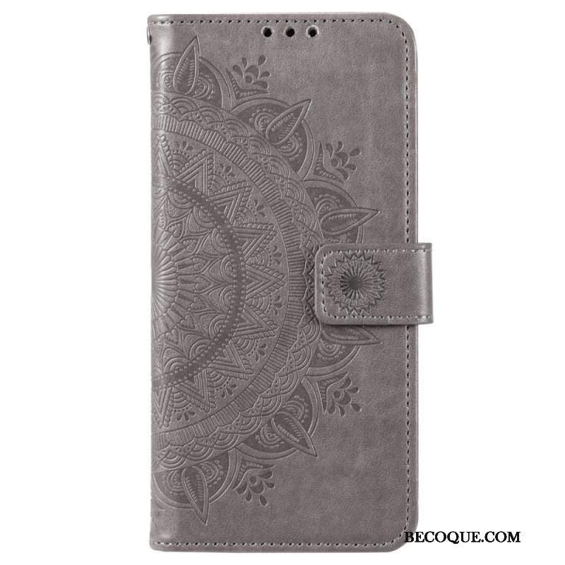 Etui Folio do OnePlus Nord CE 2 5G Kwiatowa Mandala