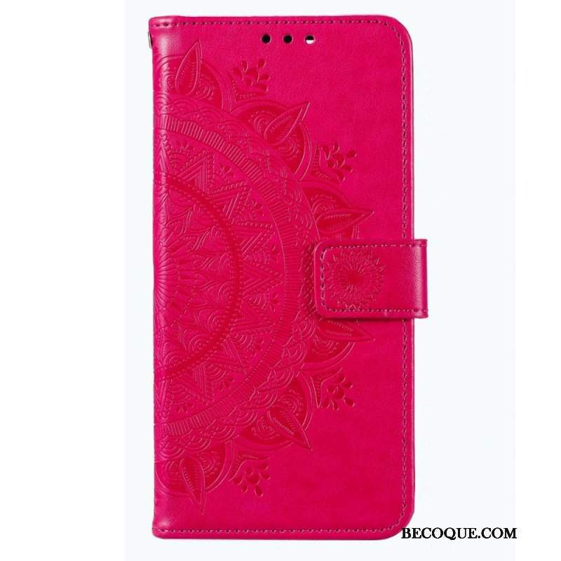 Etui Folio do OnePlus Nord CE 2 5G Kwiatowa Mandala