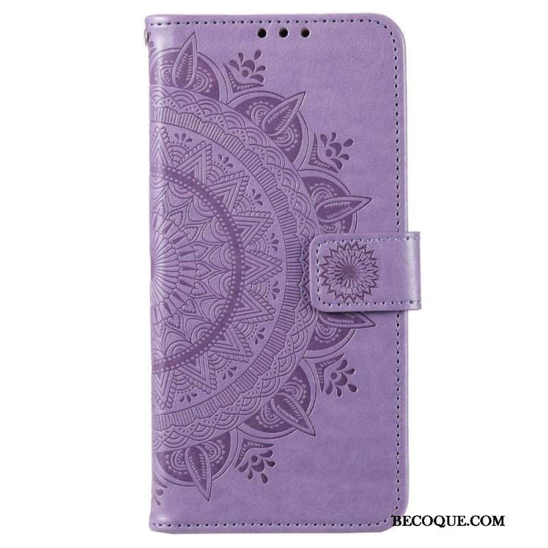 Etui Folio do OnePlus Nord CE 2 5G Kwiatowa Mandala