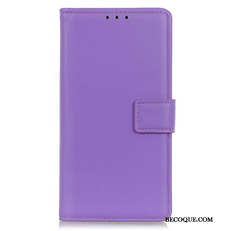 Etui Folio do OnePlus Nord CE 2 5G Odcisk Palca Z Imitacji Skóry