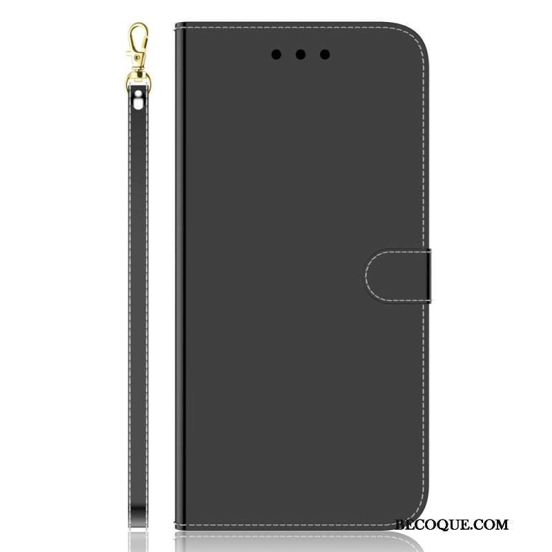 Etui Folio do OnePlus Nord CE 2 5G z Łańcuch Pasek Ze Sztucznej Skóry