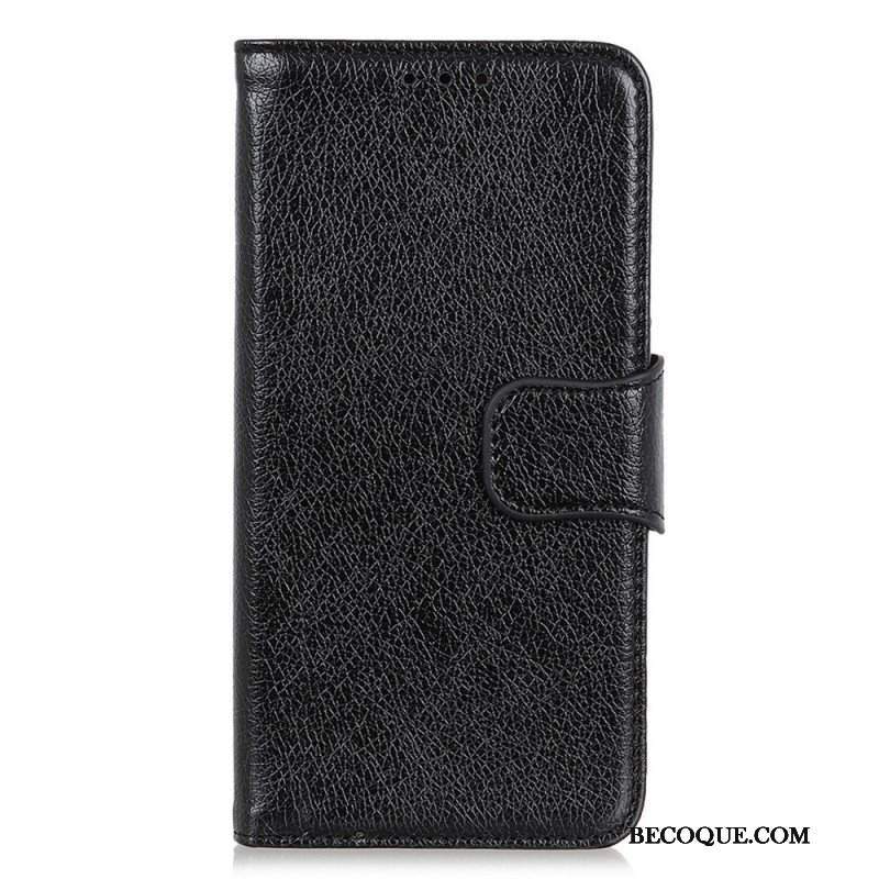 Etui Folio do OnePlus Nord CE 2 Lite 5G Dwoina Skóry Nappa