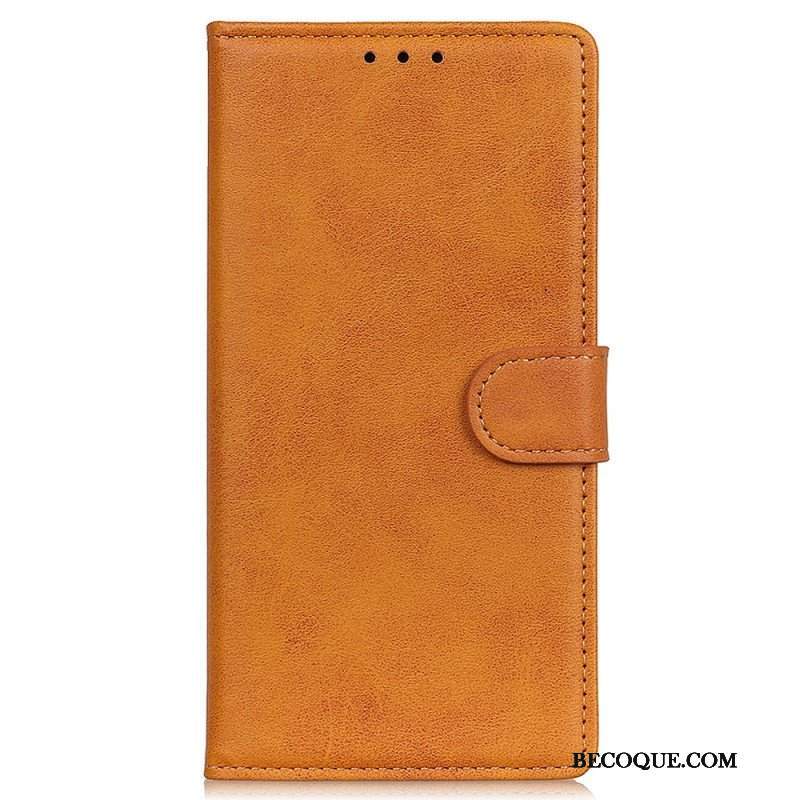 Etui Folio do OnePlus Nord CE 3 Lite 5G Matowa Sztuczna Skóra