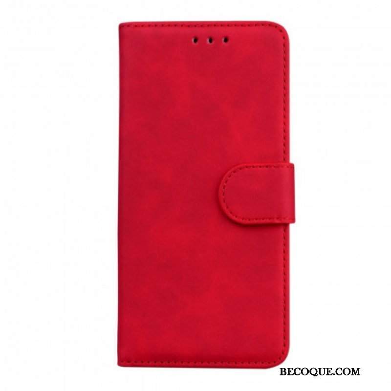 Etui Folio do OnePlus Nord CE 5G Monochromatyczny Efekt Skóry