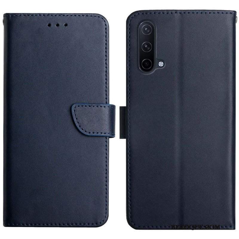 Etui Folio do OnePlus Nord CE 5G Prawdziwa Skóra Nappa