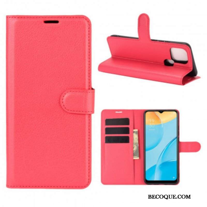 Etui Folio do Oppo A15 Klasyczny