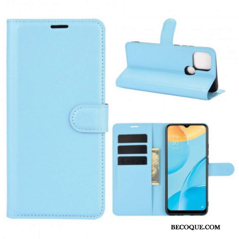 Etui Folio do Oppo A15 Klasyczny