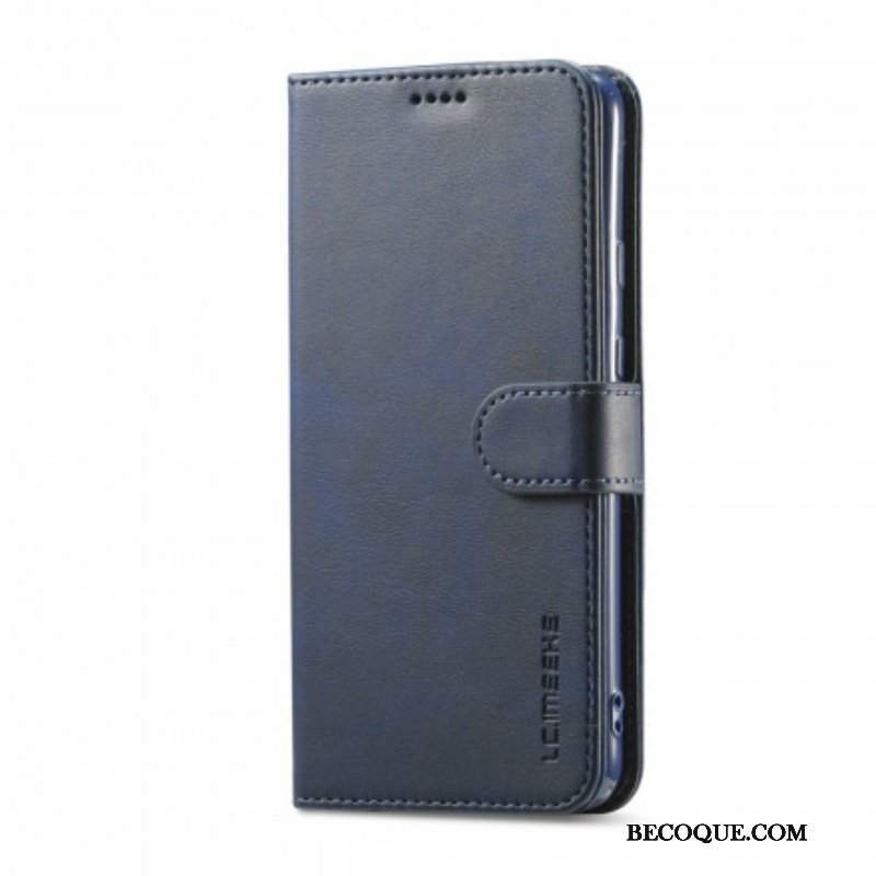 Etui Folio do Oppo A15 Lc.imeeke Efekt Skóry