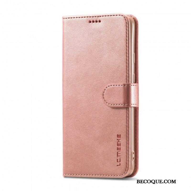 Etui Folio do Oppo A15 Lc.imeeke Efekt Skóry