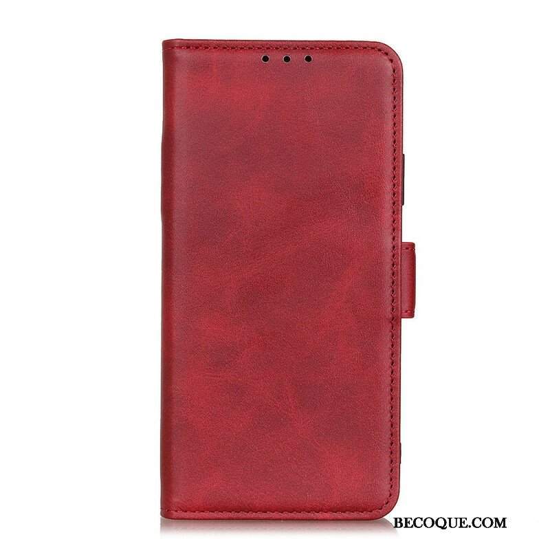 Etui Folio do Oppo A16 / A16s Skórzany Futerał Podwójna Klapa