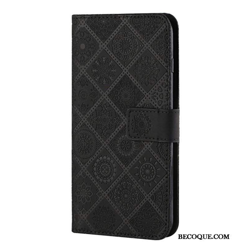 Etui Folio do Oppo A16 / A16s Wzór Gobelinu