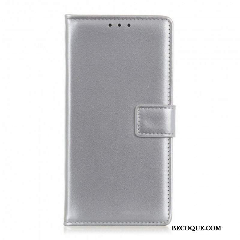 Etui Folio do Oppo A54 5G / A74 5G Zwykła Sztuczna Skóra