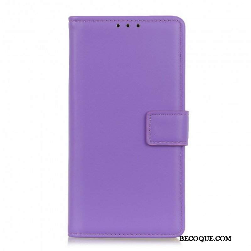 Etui Folio do Oppo A54 5G / A74 5G Zwykła Sztuczna Skóra