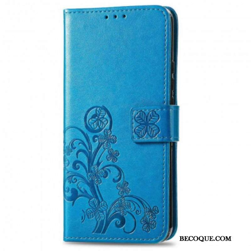 Etui Folio do Oppo A94 5G Czterolistna Koniczyna