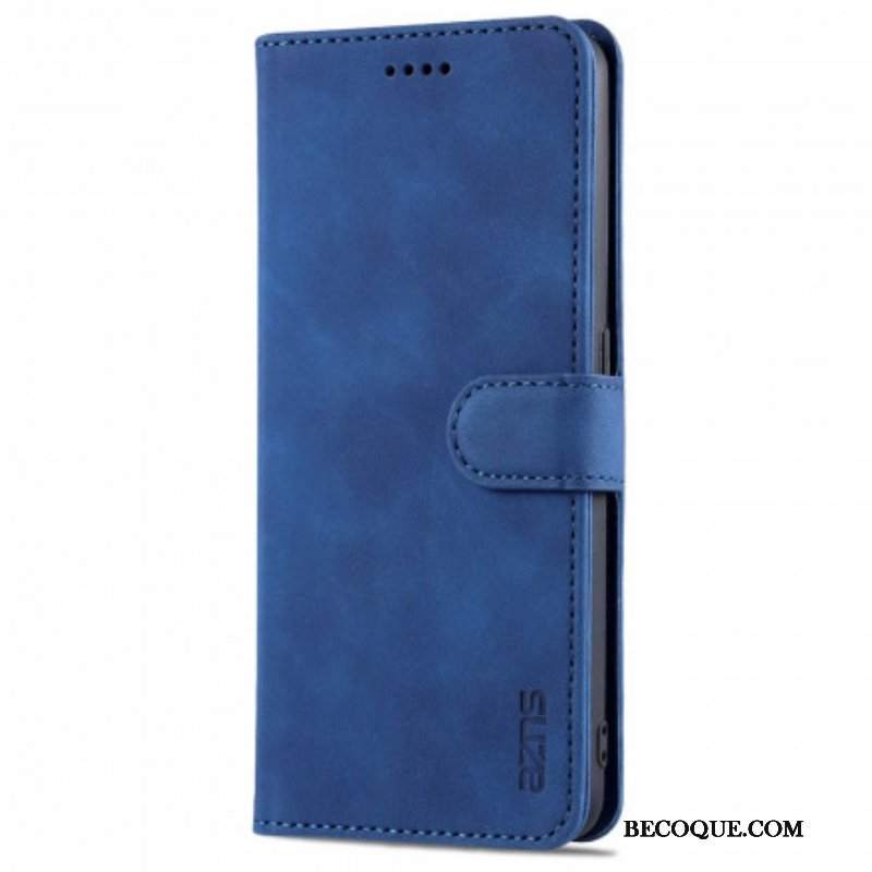 Etui Folio do Oppo A94 5G Efekt Skóry Azns