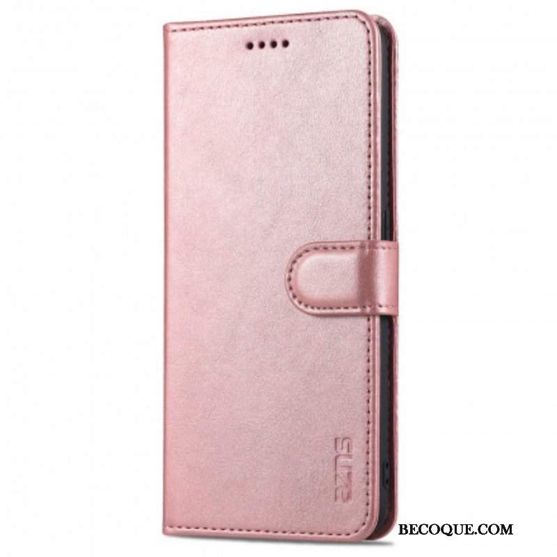 Etui Folio do Oppo A94 5G Efekt Skóry Azns