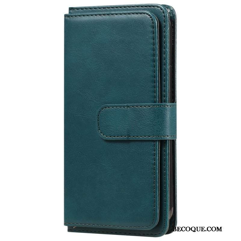 Etui Folio do Oppo A94 5G Etui Na Karty Ze Sztucznej Skóry