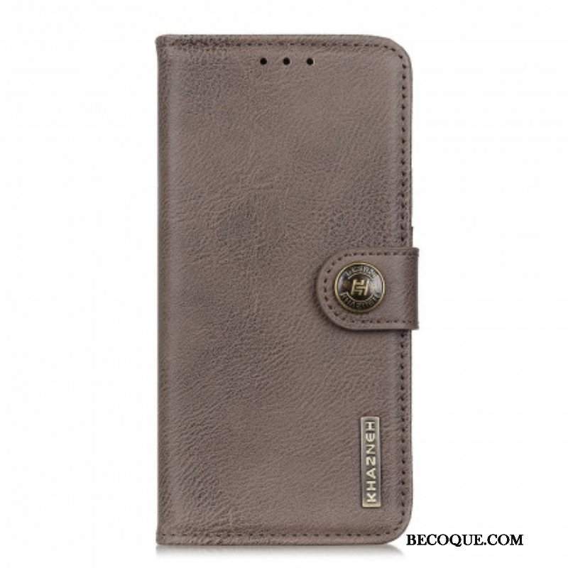 Etui Folio do Oppo A94 5G Imitacja Skóry Khazneh