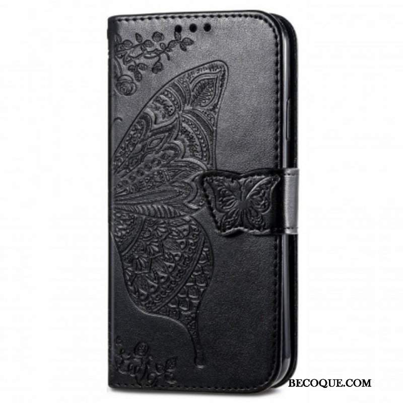 Etui Folio do Oppo A94 5G Pół Motyle