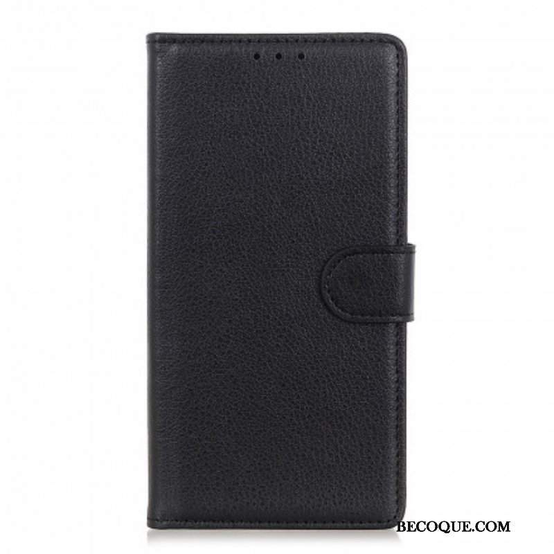 Etui Folio do Oppo A94 5G Sztuczna Skóra Liczi