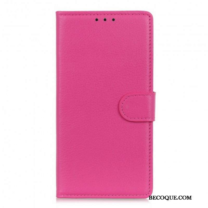 Etui Folio do Oppo A94 5G Sztuczna Skóra Liczi