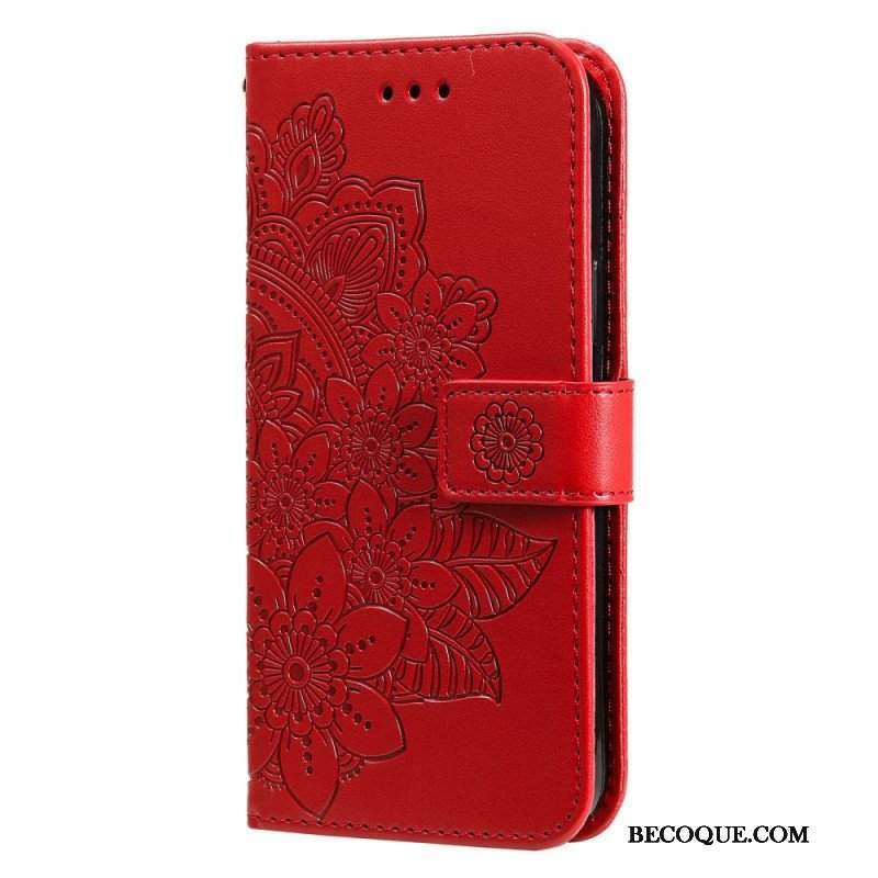 Etui Folio do Oppo Find X5 Lite Mandala Ze Smyczą