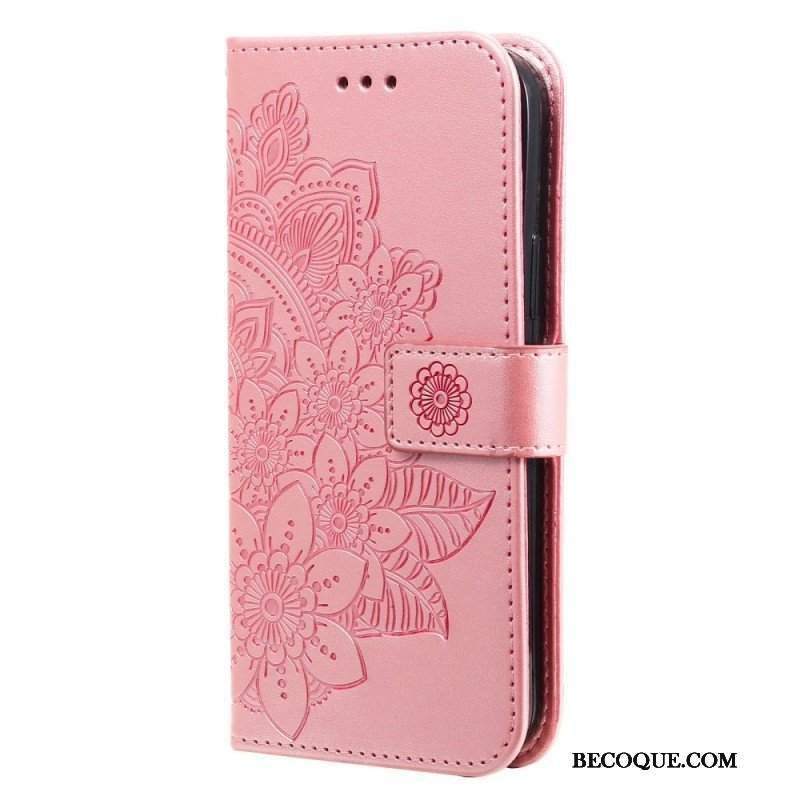 Etui Folio do Oppo Find X5 Lite Mandala Ze Smyczą