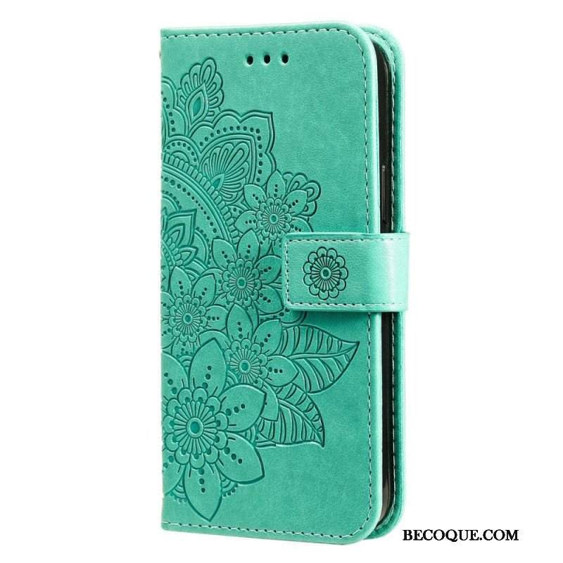 Etui Folio do Oppo Find X5 Lite Mandala Ze Smyczą