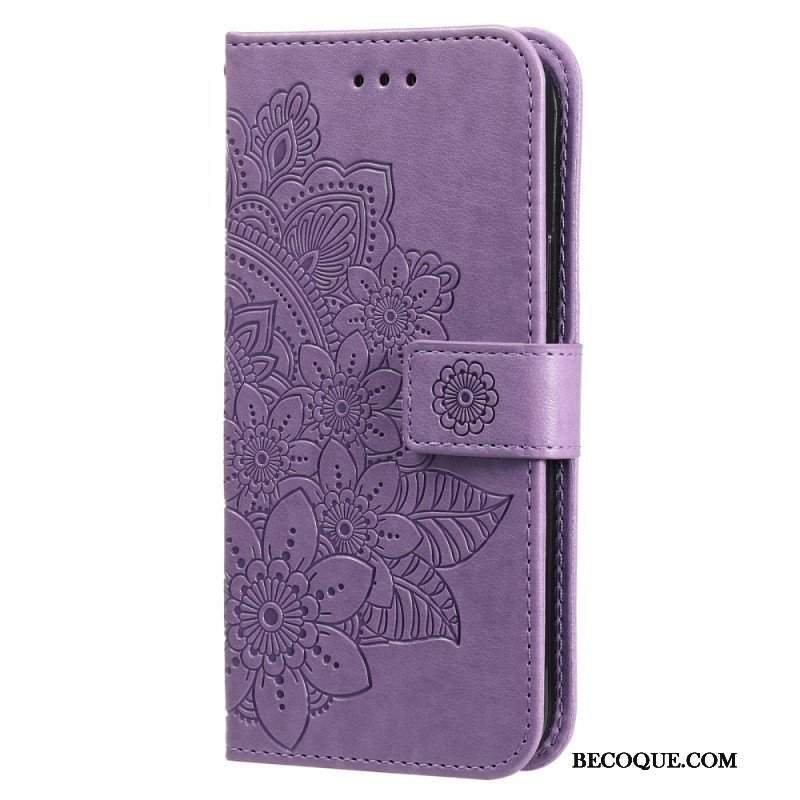 Etui Folio do Oppo Find X5 Lite Mandala Ze Smyczą