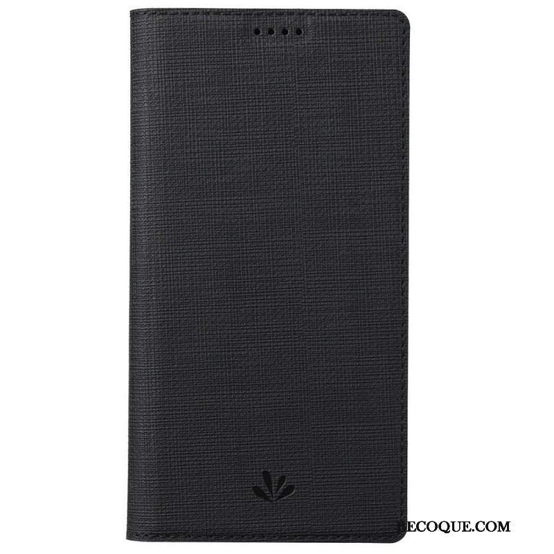 Etui Folio do Oppo Find X5 Pro Vili Tekstura Tkaniny