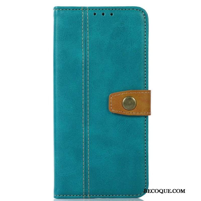 Etui Folio do Oppo Find X5 Taśma Tapicerska