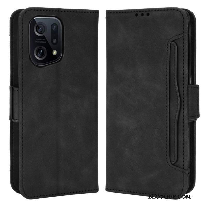 Etui Folio do Oppo Find X5 Wielokartowa Klasa Premier