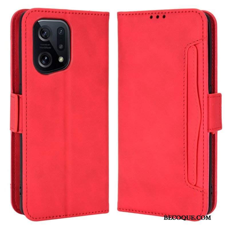 Etui Folio do Oppo Find X5 Wielokartowa Klasa Premier