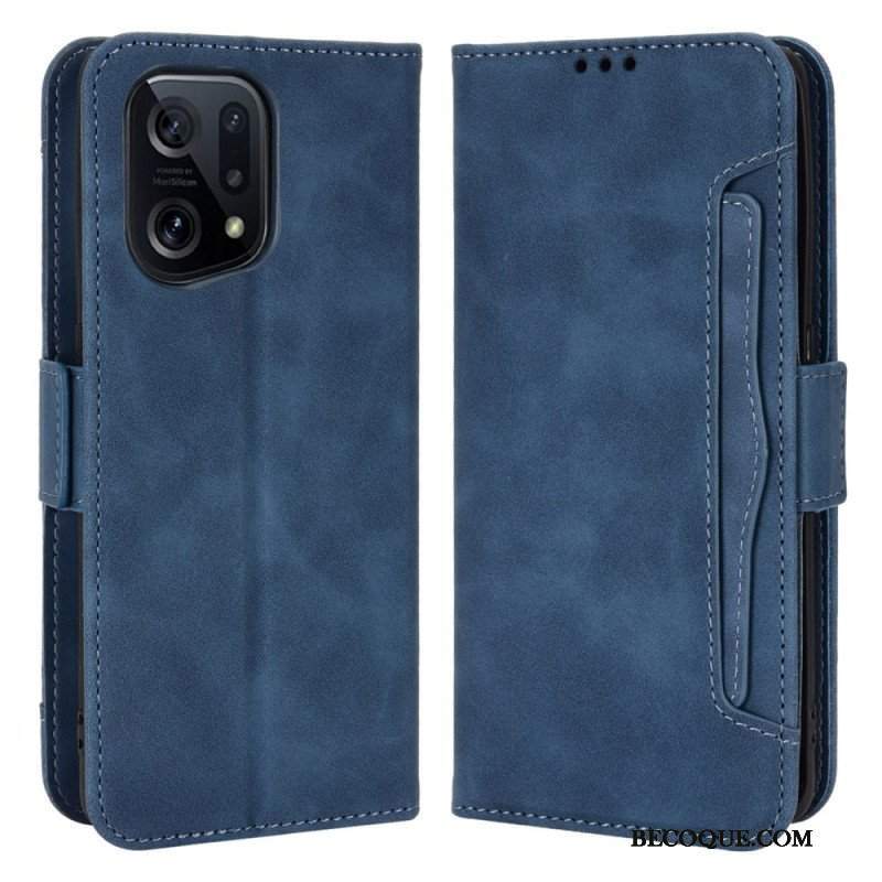 Etui Folio do Oppo Find X5 Wielokartowa Klasa Premier