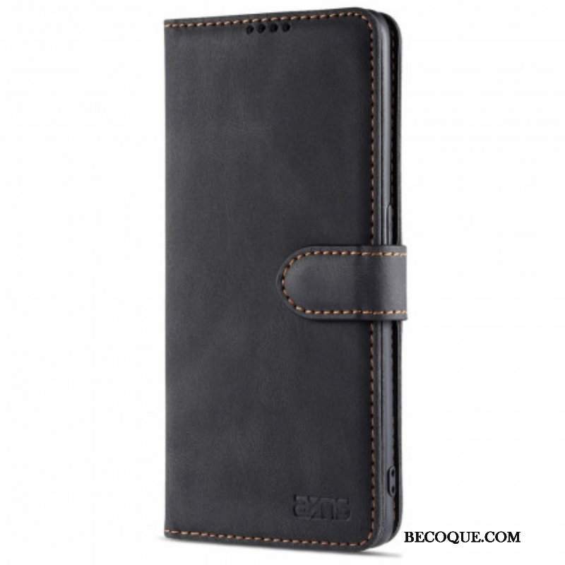 Etui Folio do Oppo Reno 6 5G Azns Couture Z Efektem Skóry