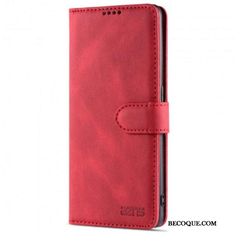 Etui Folio do Oppo Reno 6 5G Azns Couture Z Efektem Skóry