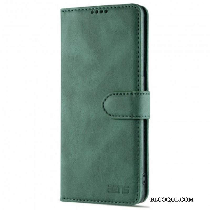 Etui Folio do Oppo Reno 6 5G Azns Couture Z Efektem Skóry