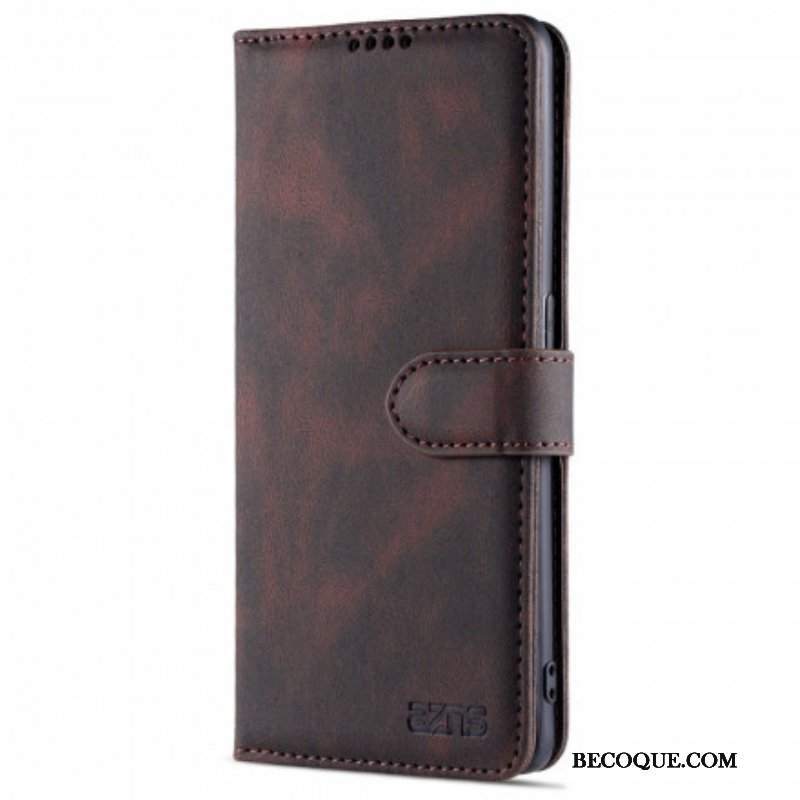 Etui Folio do Oppo Reno 6 5G Azns Couture Z Efektem Skóry