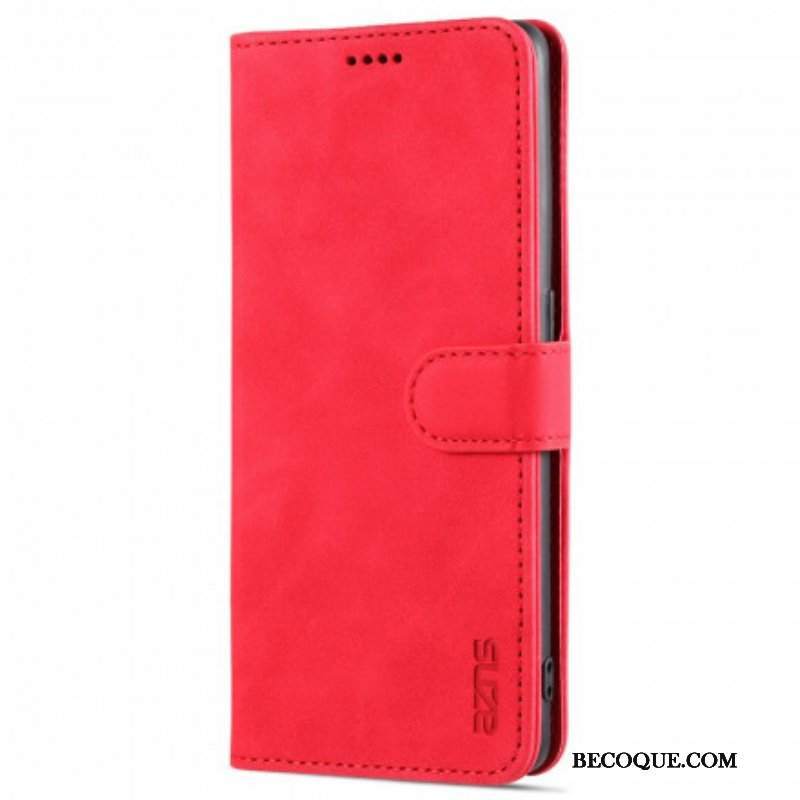 Etui Folio do Oppo Reno 6 5G Efekt Skóry Azns