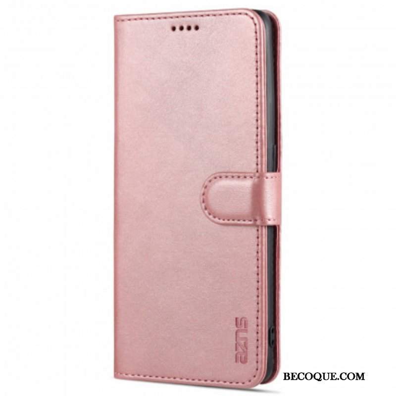 Etui Folio do Oppo Reno 6 5G Efekt Skóry Azns