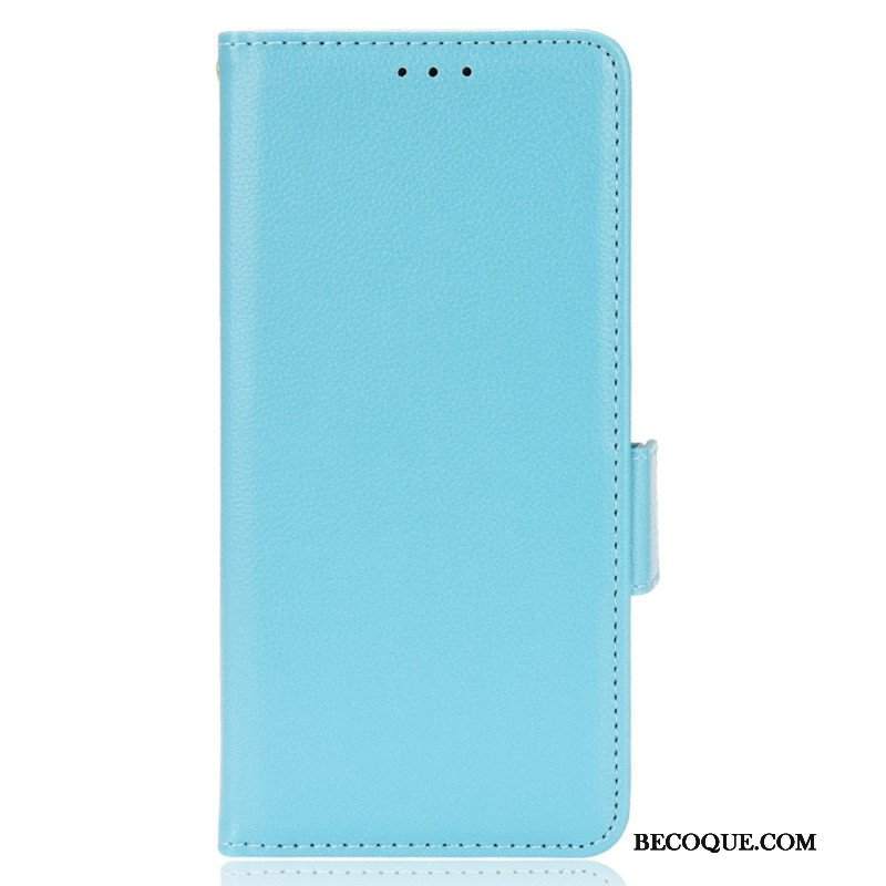 Etui Folio do Oppo Reno 6 Pro 5G Wielofunkcyjne Tekstury Liczi