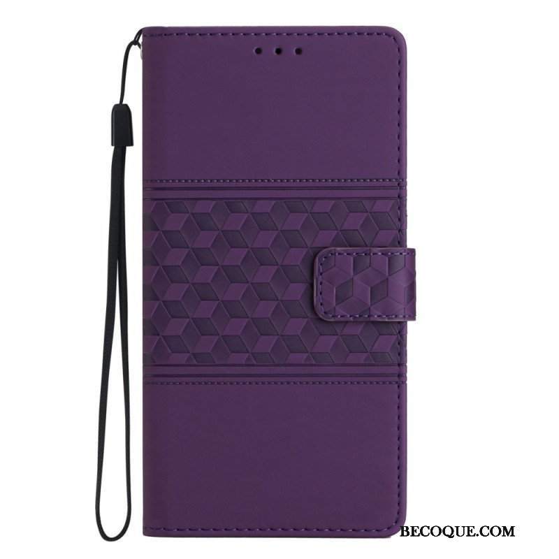 Etui Folio do Oppo Reno 8 Kostki 3d