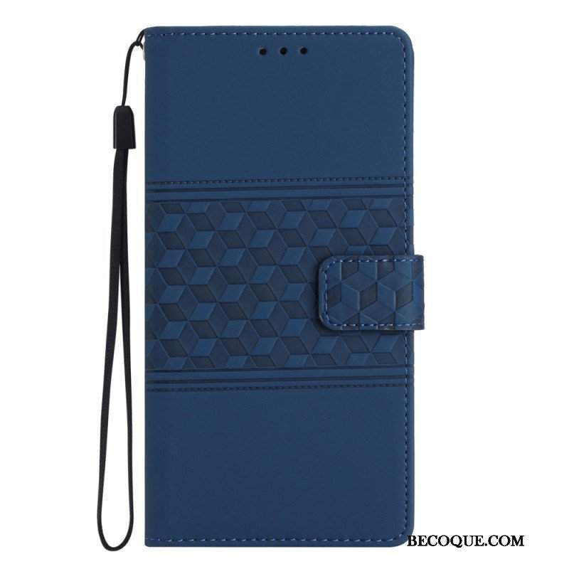 Etui Folio do Oppo Reno 8 Kostki 3d