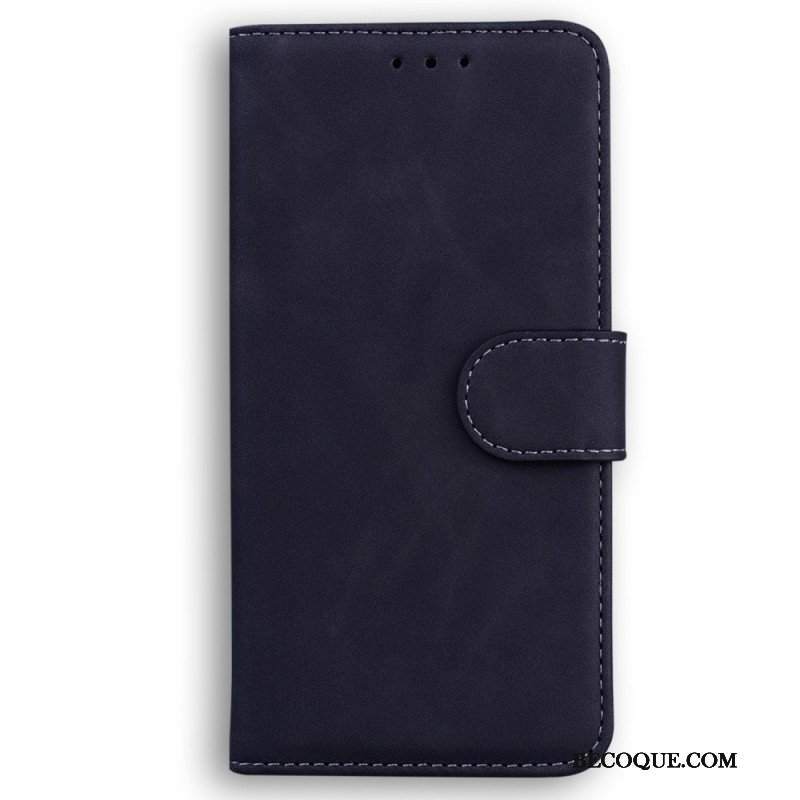 Etui Folio do Oppo Reno 8 Pro Skórzany Efekt Couture