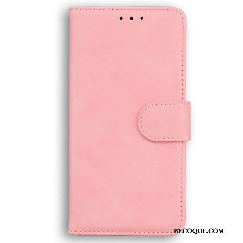 Etui Folio do Oppo Reno 8 Pro Skórzany Efekt Couture