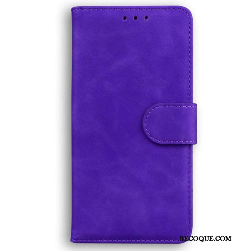 Etui Folio do Oppo Reno 8 Pro Skórzany Efekt Couture