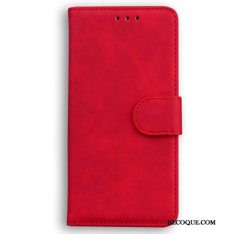 Etui Folio do Oppo Reno 8 Skórzany Efekt Couture